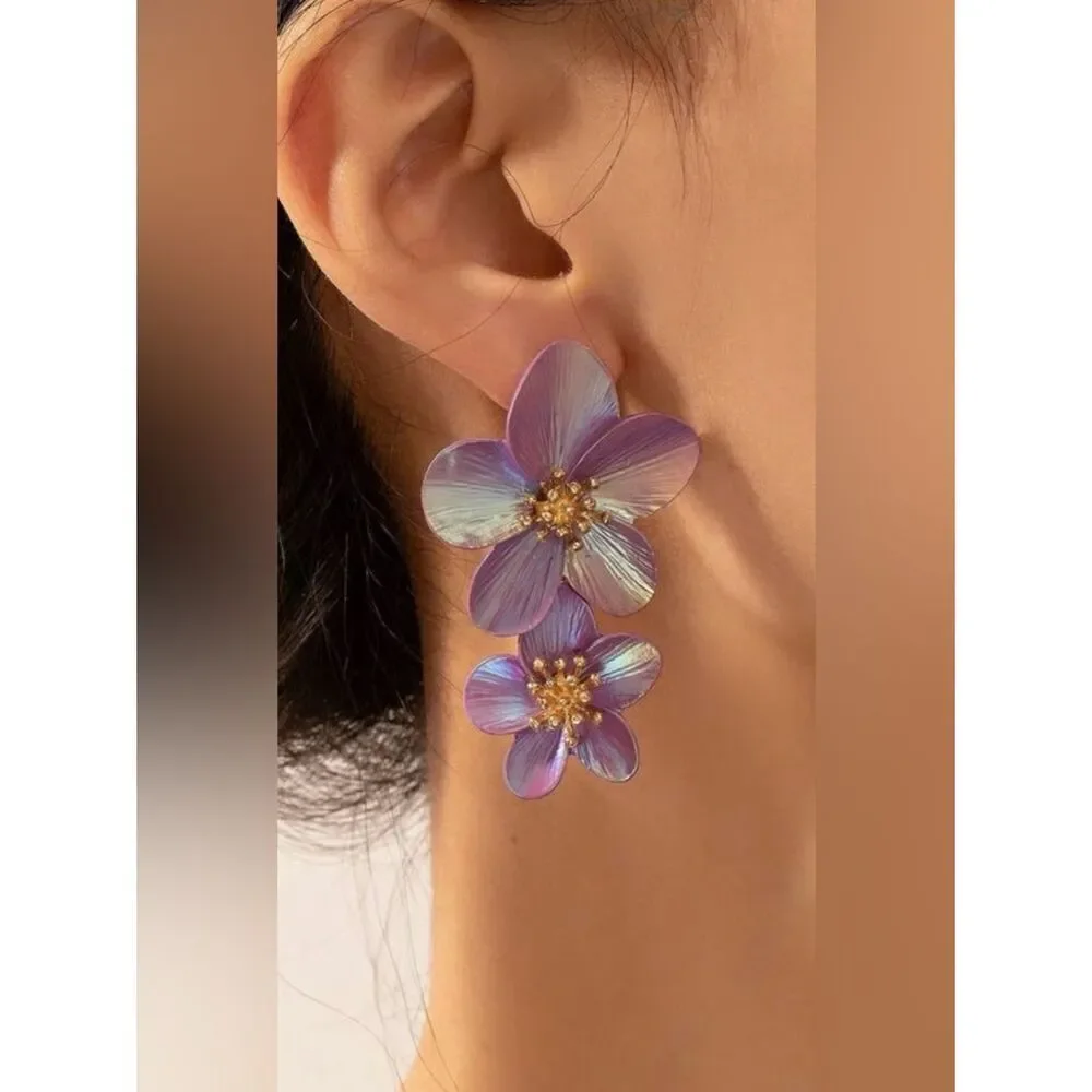 Free People iridescent purple